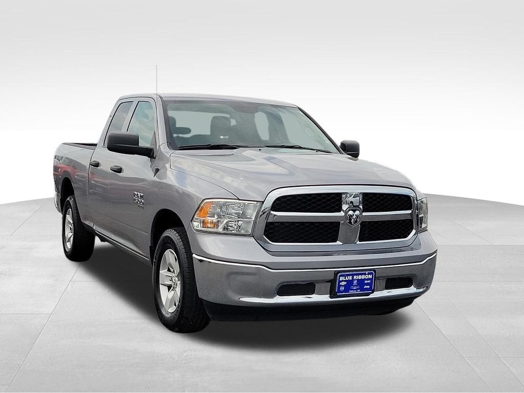 2024 RAM 1500 Classic SLT in Silver — front three-quarter view