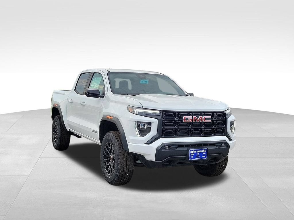 2026 GMC Canyon Elevation in Summit White — front three-quarter view