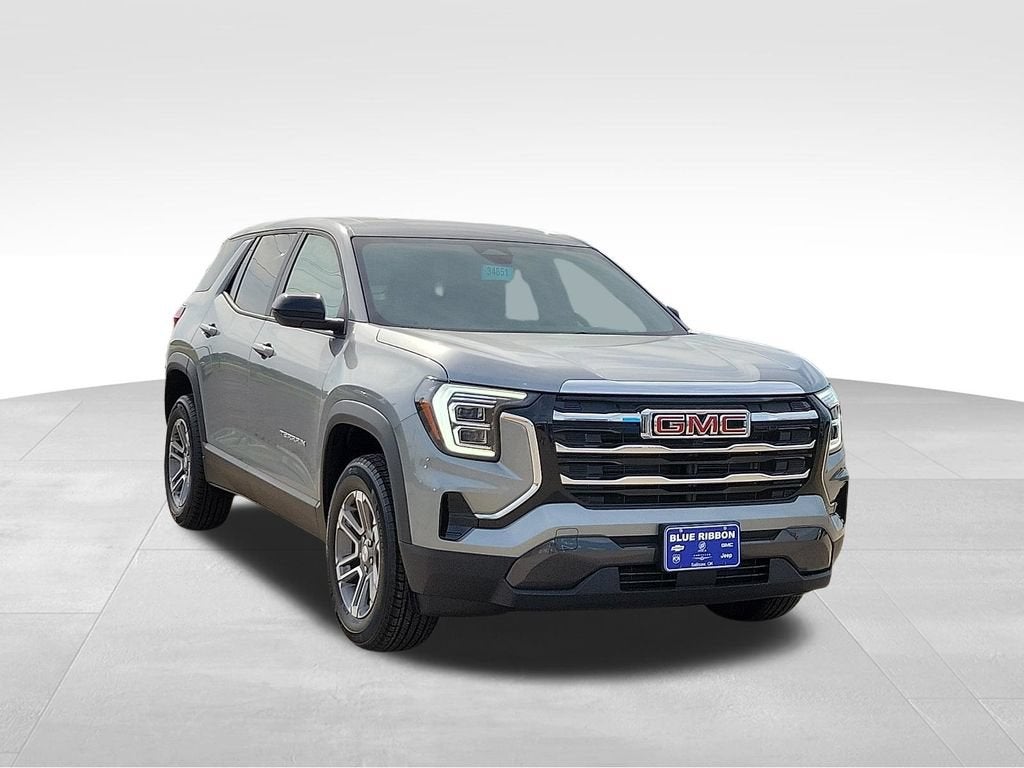 2027 GMC Terrain FWD Elevation in Sterling Metallic — front three-quarter view
