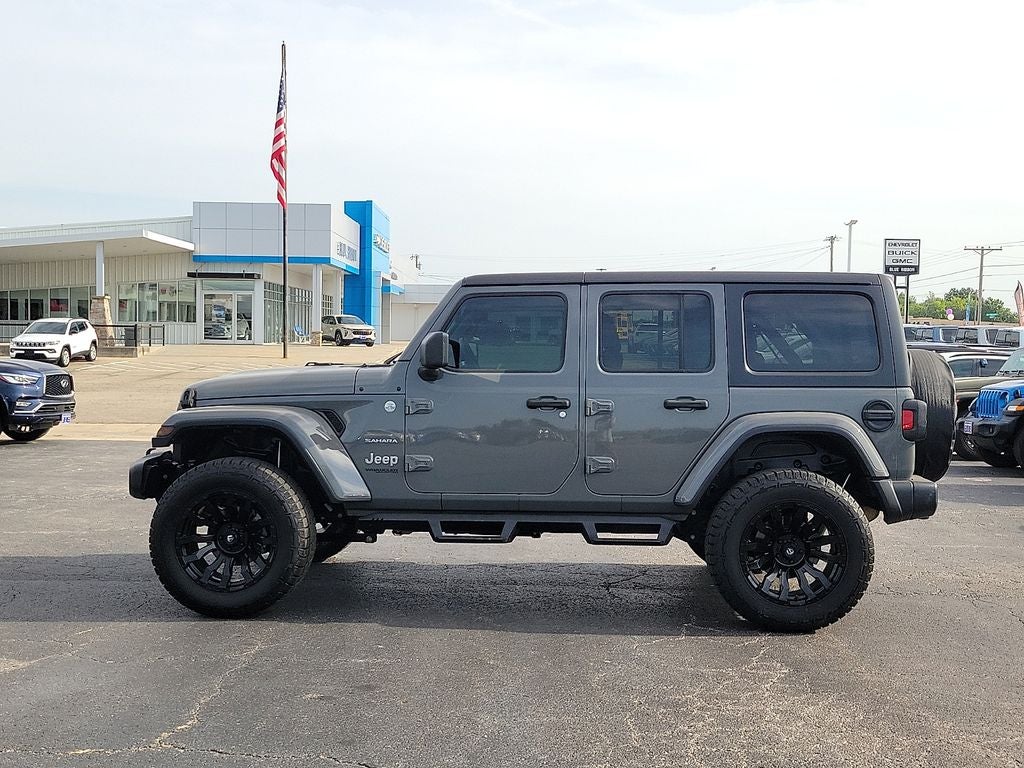 2020 Jeep Wrangler — rear three-quarter view
