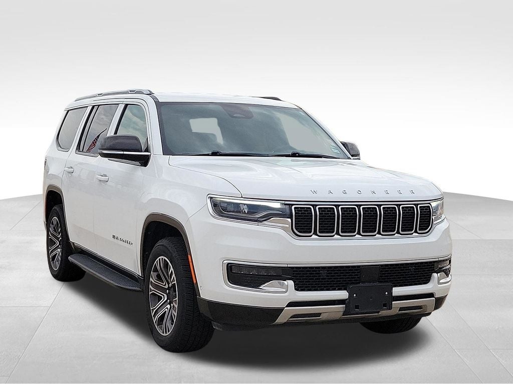2024 Jeep Wagoneer Series II in Bright White Clearcoat — front three-quarter view