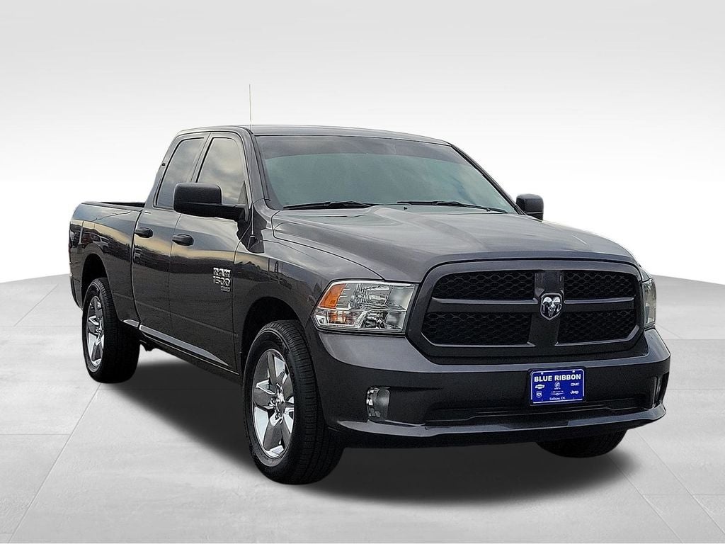 2019 RAM 1500 Classic Express in Granite Crystal Metallic Clearcoat — front three-quarter view