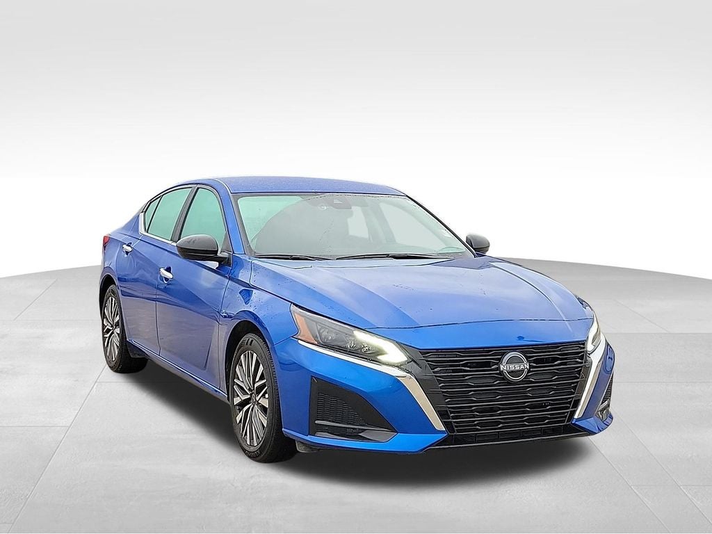 2025 Nissan Altima 2.5 SV in Bluestone Pearl — front three-quarter view